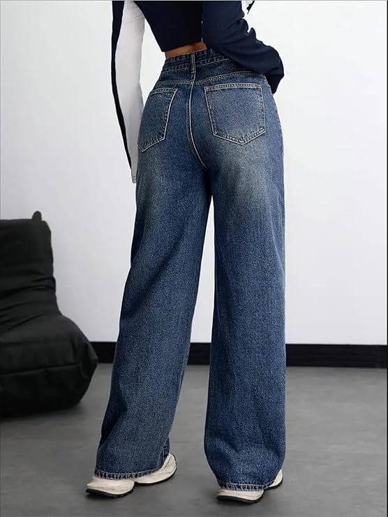 High Waist Baggy Jeans - Image 2