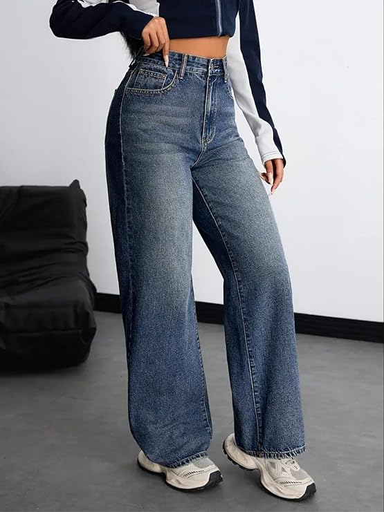 High Waist Baggy Jeans - Image 3